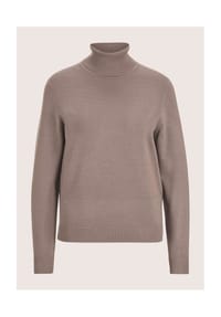 MADELEINE - Schmaler Feinstrickpullover - beige / melange