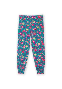 KITE - Damen Folksy Bloom Lyme Loungehose mit Bündchen Bio-Baumwolle - Bunt