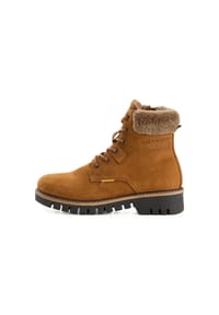 camel active - Lederschuh mit Seitenzipper - Braun