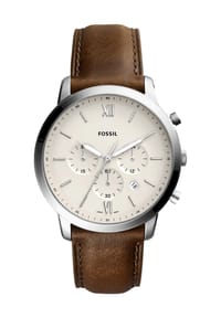 FOSSIL - NEUTRA CHRONO Herren Chronograph "FS5380" - SILBER/ BRAUN
