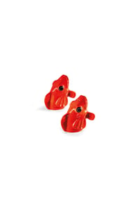 DONKEY - Salz- & Pfefferstreuer Fishes For Dishes, 2er Set, Rot - Rot