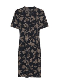 GALERIA - Shirtkleid Lori 7, Split-Neck, für Damen - BLACK FLOWER