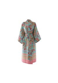 bassetti - Kimono RAPALLO aus reiner Baumwolle - Limettengruen