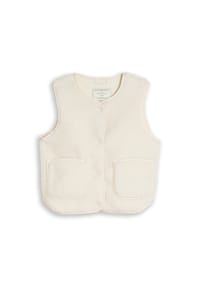 TOM TAILOR - Kunstfellweste, Eingrifftaschen, für Kinder - 39330 CREME TEDDY