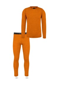 normani® - Herren Merino Unterwäsche-Set Melbourne/Sydney - Anthrazit