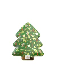 LAUENSTEIN CONFISERIE - Weihnachtsdose "Tannenbaum" mit bunt gewickelten Gourmetkugeln 250g - 