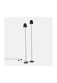 LOBERON - Stehlampe 2er Set Tacoma schwarz - schwarz