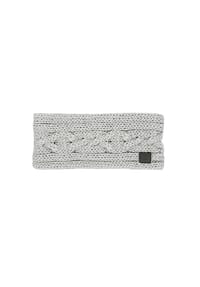 maximo® - KIDS-Stirnband, Zopf Struktur breit - silber