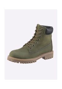 heine - Schnürstiefelette - khaki