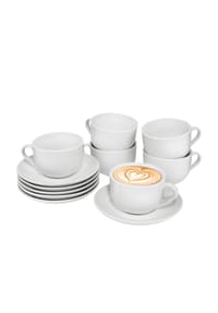 SÄNGER Porzellan Geschirrset New Port - New Port - Weiss-Kaffeebecher Set New Port 6 teilig