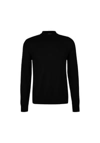 JOOP! - Herren Strickpullover - Davide, Feinstrick, kurzer Stehkragen, Schurwolle - Mittelgrau