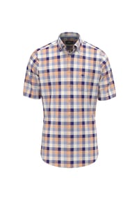 FYNCH-HATTON® - Freizeithemd, Body Fit, Kurzarm, Button-Down-Kragen, für Herren - 212  TANGERINE