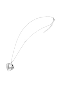 Adelia's Bold Style - Halskette mit Anhänger – Medaillon aus Edelstahl - silber