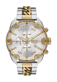DIESEL® - SPIKED Herren Chronograph "DZ4629" - BICOLOR