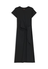 BOSS Orange - Etuikleid, Knotendetail, für Damen - 001 BLACK