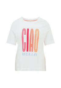 CARTOON - Printshirt mit Rundhalsausschnitt - Patch Cream/Pink