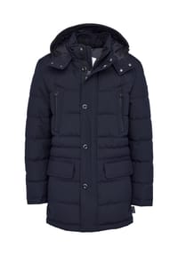 NEW CANADIAN - Funktionsparka mit Fleece-Einsatz am Innenkragen - schwarz