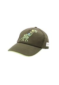 maximo® - KIDS BOY-Cap Dino, puff print Klettverschluß, UV 50 - khaki