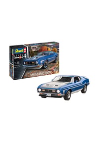 Revell® - Modellbausatz 71 Ford Mustang Boss 351, Sportwagen, 129 Teile - 
