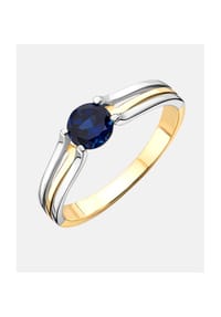 Diamant L'eternel - Ring, mit Saphir, 375 Gelbgold - gold