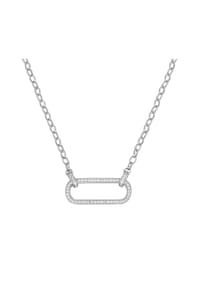 GIORGIO MARTELLO MILANO - Collier mit Zirkonia, Silber 925 - gold
