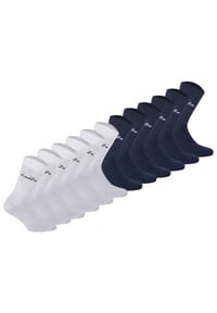 diadora - Unisex Socken, 12er Pack - Sportsocken, Baumwolle, Logo, einfarbig - Dunkelblau