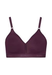 BeeDees® - Damen Soft-BH Microfun N ohne Bügel - aubergine