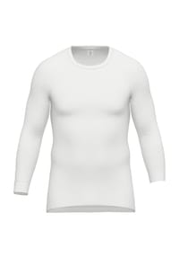 AMMANN - Doppelripp 433 Unterhemd, Rundhals, für Herren - 1 WEISS