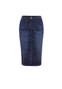 GOLDNER - Jeansrock im 5-Pocket-Stil - marine