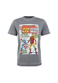 RE:COVERED - T-Shirt Marvel Tales Of Suspense Blue mit coolem Marvel-Print - blue