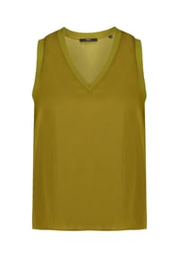 zero - Blusentop, V-Ausschnitt, für Damen - 5499 FIR GREEN