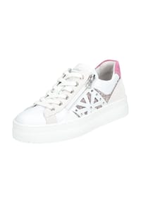 NeroGiardini - Leder/Textil Sneaker - Weiß/Pink