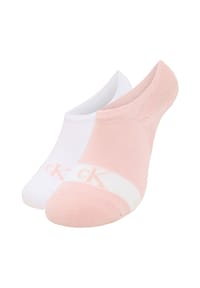 Calvin Klein - Füßlinge, 2er-Pack, für Damen - 001  BLACK
