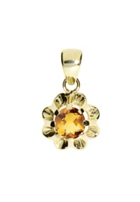 OSTSEE-SCHMUCK® - Anhänger , Pia 6 mm , Gold 333/000 - gold