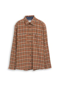TOM TAILOR - Flanellhemd, Comfort-Fit, Langarm, Kent-Kragen, für Herren - 40684 WHIT BASED