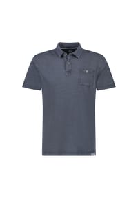LERROS - Poloshirt in weicher, gewaschener Jerseyqualität - CLASSIC NAVY