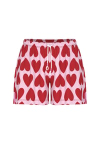 mey - Schlafanzug-Hose Sugar Hearts, Tunnelzug, für Damen - 874 RED CARPET