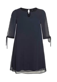 sheego - Chiffonkleid - nachtblau