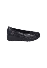 WESTLAND - Damen Slipper Calais 85, schwarz-silber - schwarz-silber