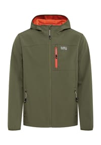 GLOBETROTTER - Softshelljacke, Kapuze, für Damen - BLACK/VOLCANIC ASH