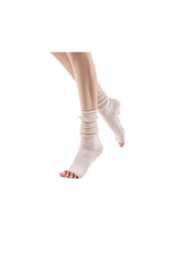 MUNADUNA - Pilates Stulpen-Zehensocken – 3D-Strick Zehensocken,Qualitätsmaterial,Anti-Rutsch - Blau