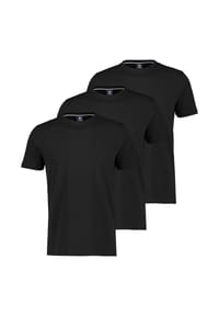 LERROS - T-Shirt 3er Pack Basic - Grau