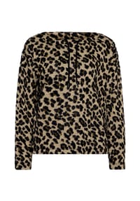 BETTY BARCLAY - Sweatshirt mit Kordelzug - Brown/Black