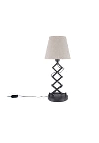 näve Leuchten - Scherentischleuchte "ADRIENNE" H: 71cm natur - natur