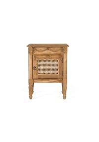 GINER & COLOMER - Nachttische aus Teakholz, 50 cm, moderner Landhausstil - 60 x 50 x 35 - Braun