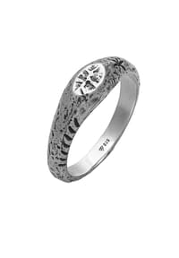 HAZE & GLORY - Ring Siegelring - Allrounder 925 Silber - Silber