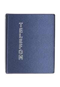 Müboplast® - Telefon Ringbuch "Luna"  - Blau