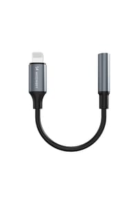 COFI - Wozinsky WALJ-01 Kompatibel mit iPhone (Kabel) zu 3,5-mm Adapter - Schwarz 8 x 1 x 1 cm