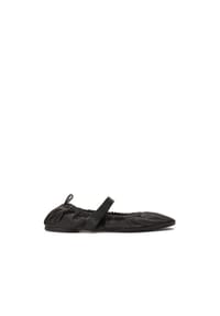 KAZAR STUDIO - Schwarze Ballerinas mit Gummiband und Mittelfußriemen - Schwarz