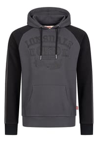 LONSDALE™ - Herren Kapuzensweatshirt normale Passform LINNFOOTS - Anthracite/Black